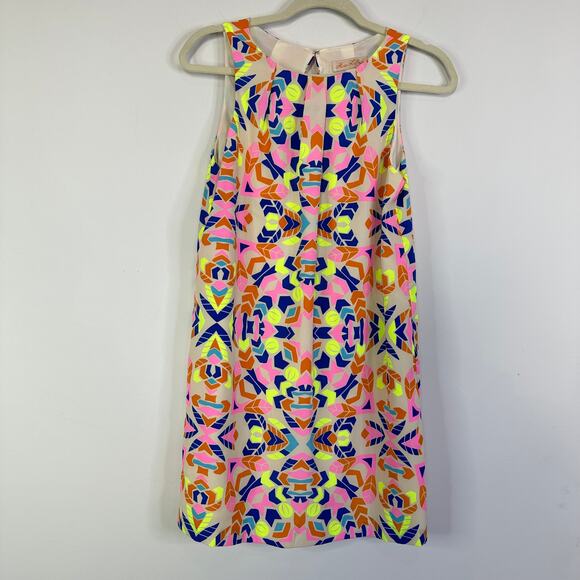 Mara Hoffman Pleat front shift dress women’s size 4 - Picture 2 of 7